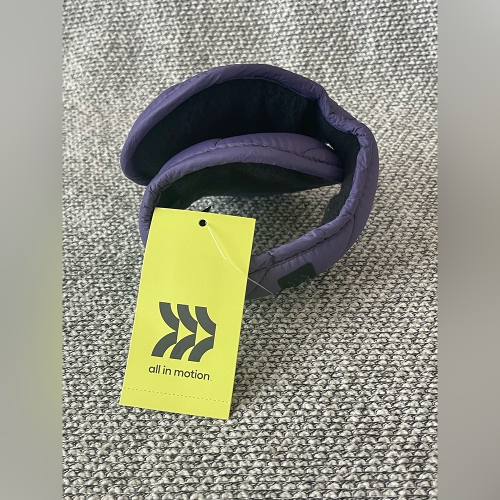 All in Motion Purple Hat Soft Material Curved Brim